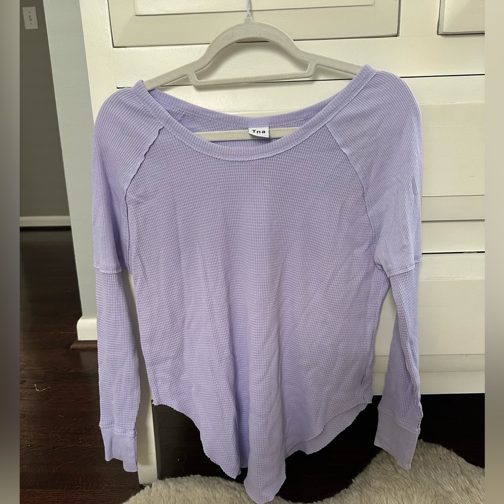 Tna purple long sleeve size XS